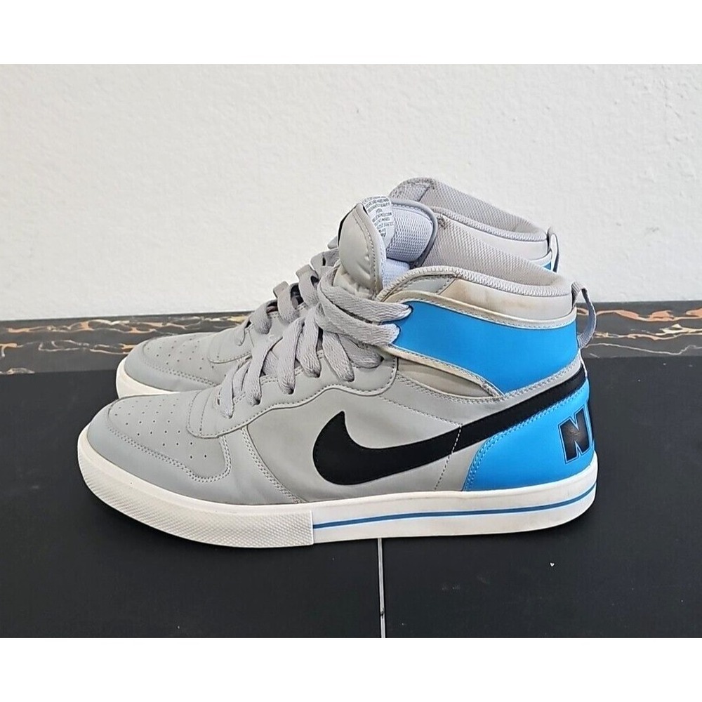 Nike Air Big High AC Size 11 Shoes Sneakers 477103-041 Gray Blue.